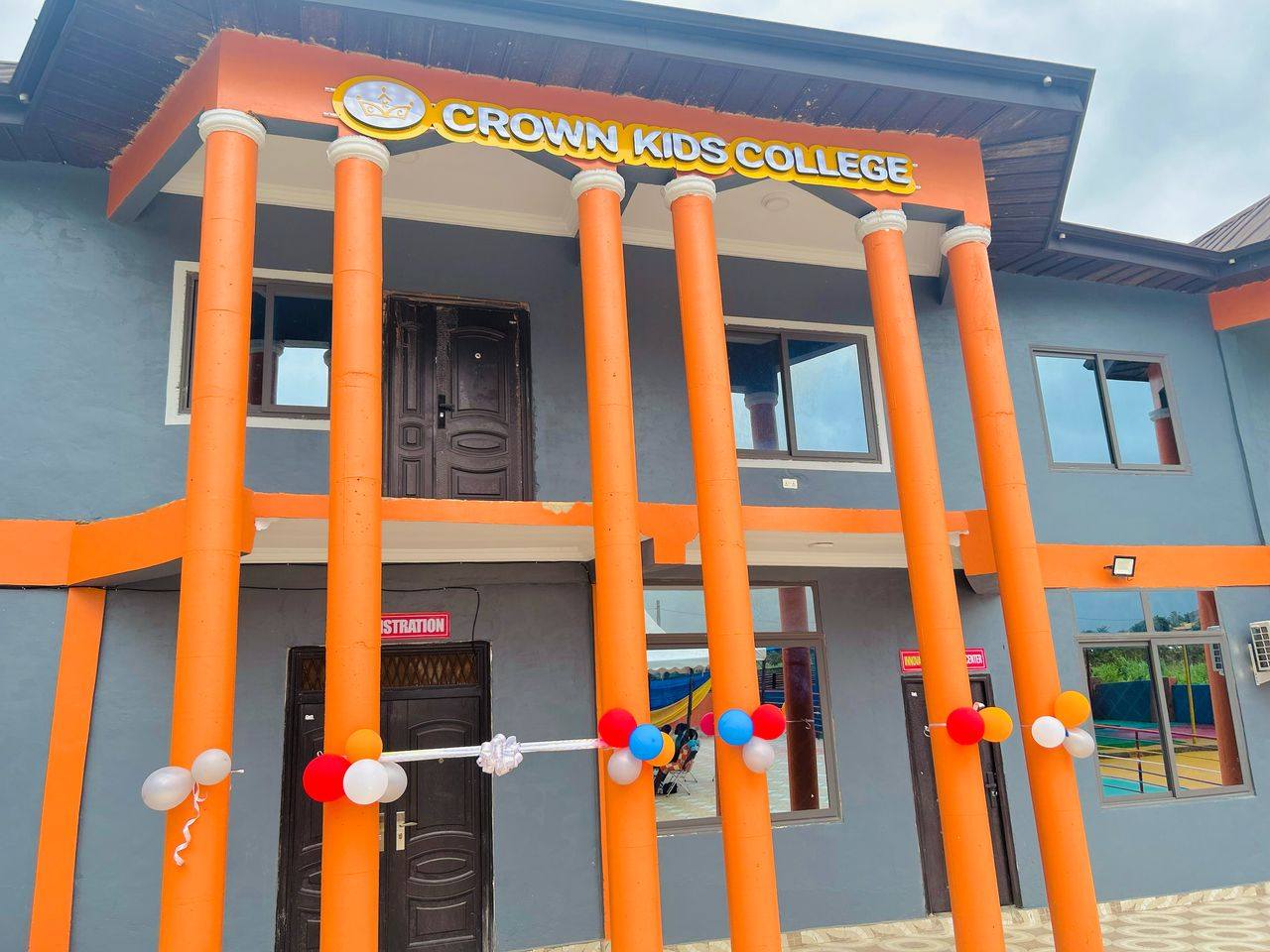 Modern school building